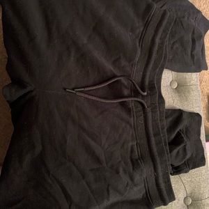 Mens Tapered Black Joggers XL